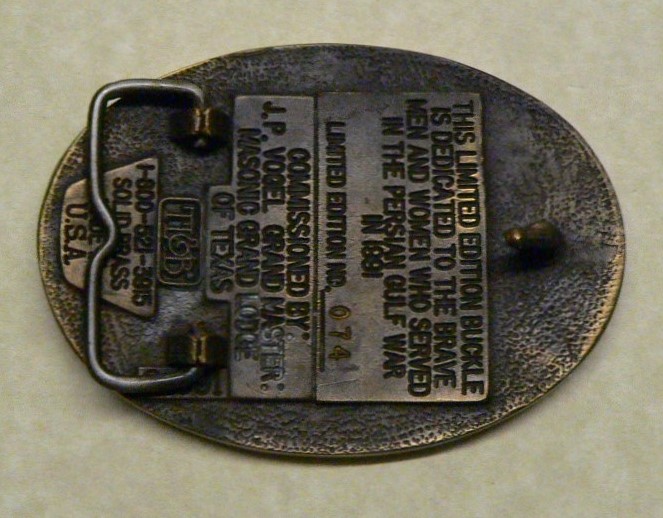 [Buckle Pic Missing] (Click here)